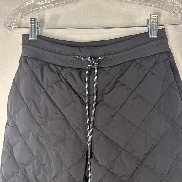 Athleta Apres Ski Goose Down Joggers Black Size 0 Preowned Excellent - Picture 3 of 9
